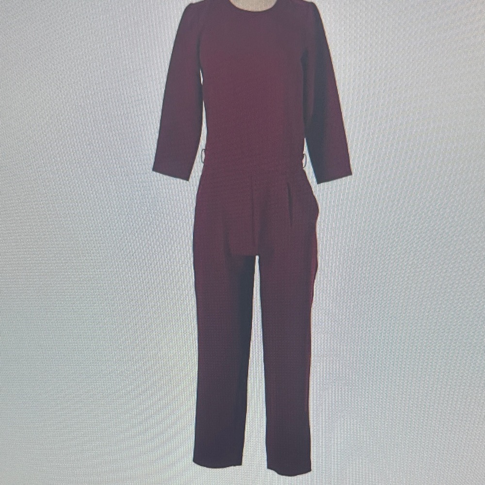 Madewell Deep Red Jumpsuit